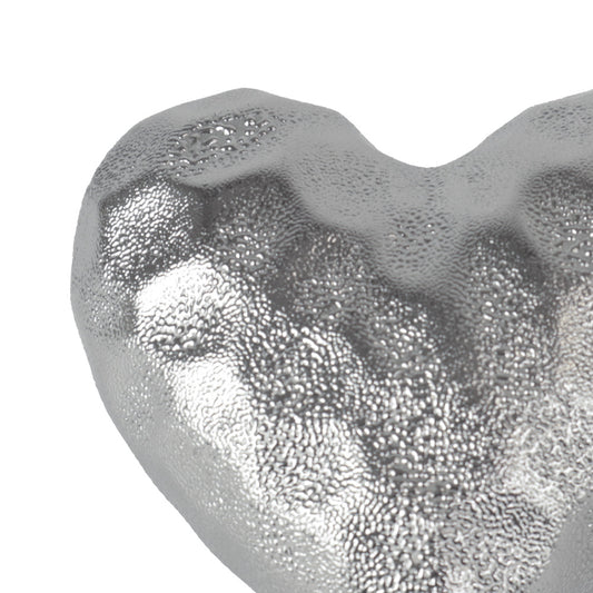 Keramische urn "Zilver hart"