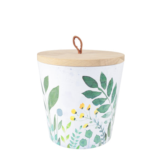 Keramische urn "Groene veld"