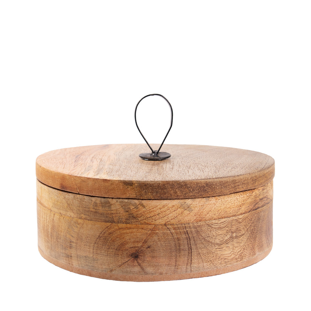 Houten urn