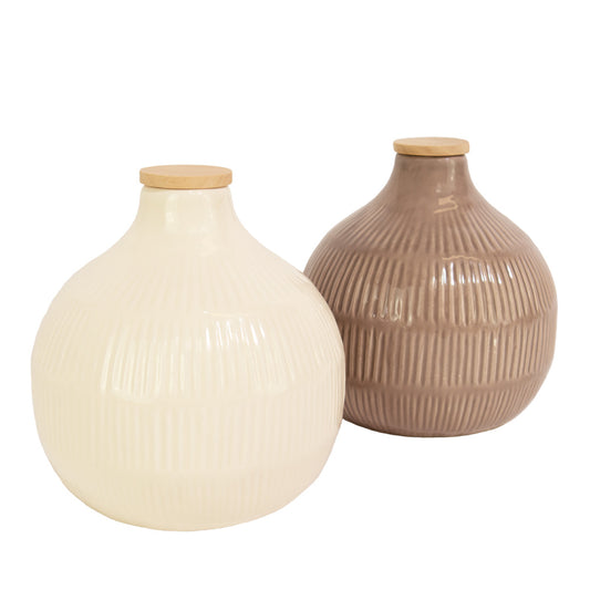 Keramische urn "Nature Lines"