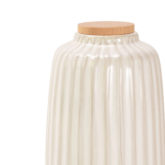 Keramische urn "Glossy Lines"