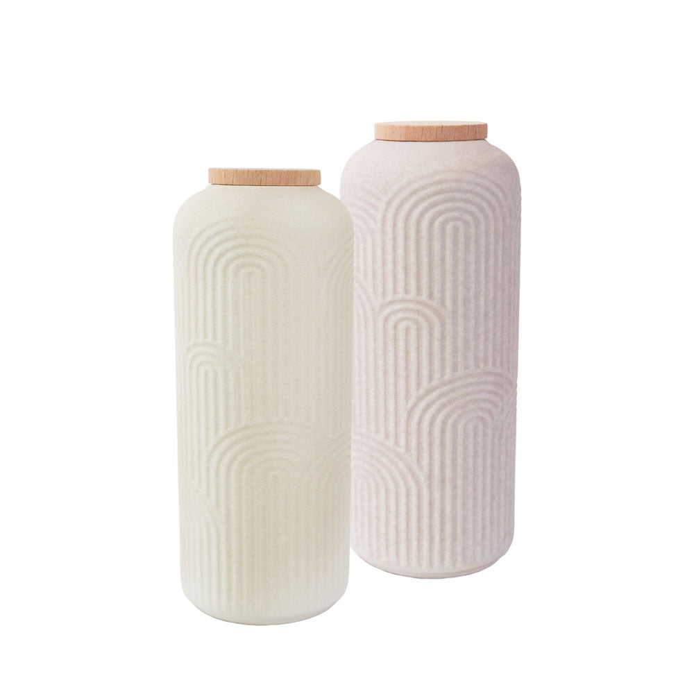 Keramische urn “Regenboogbrug