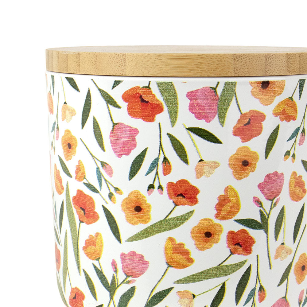 Keramische dierenurn „Floral Greetings“