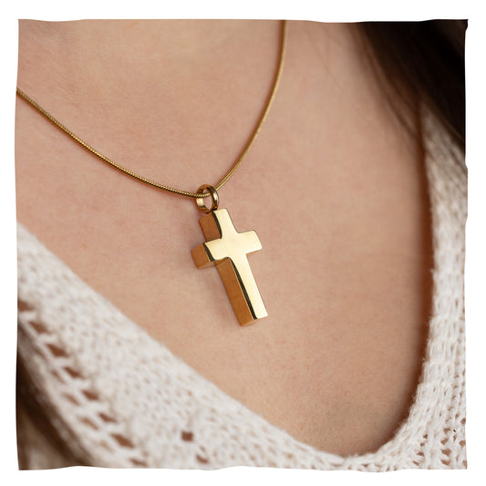 Ashalsketting "Kruiz" - Silver - Goud