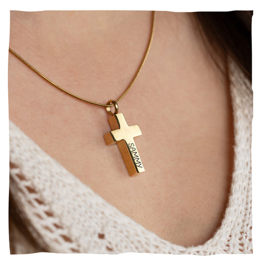 Ashalsketting "Kruiz" - Silver - Goud