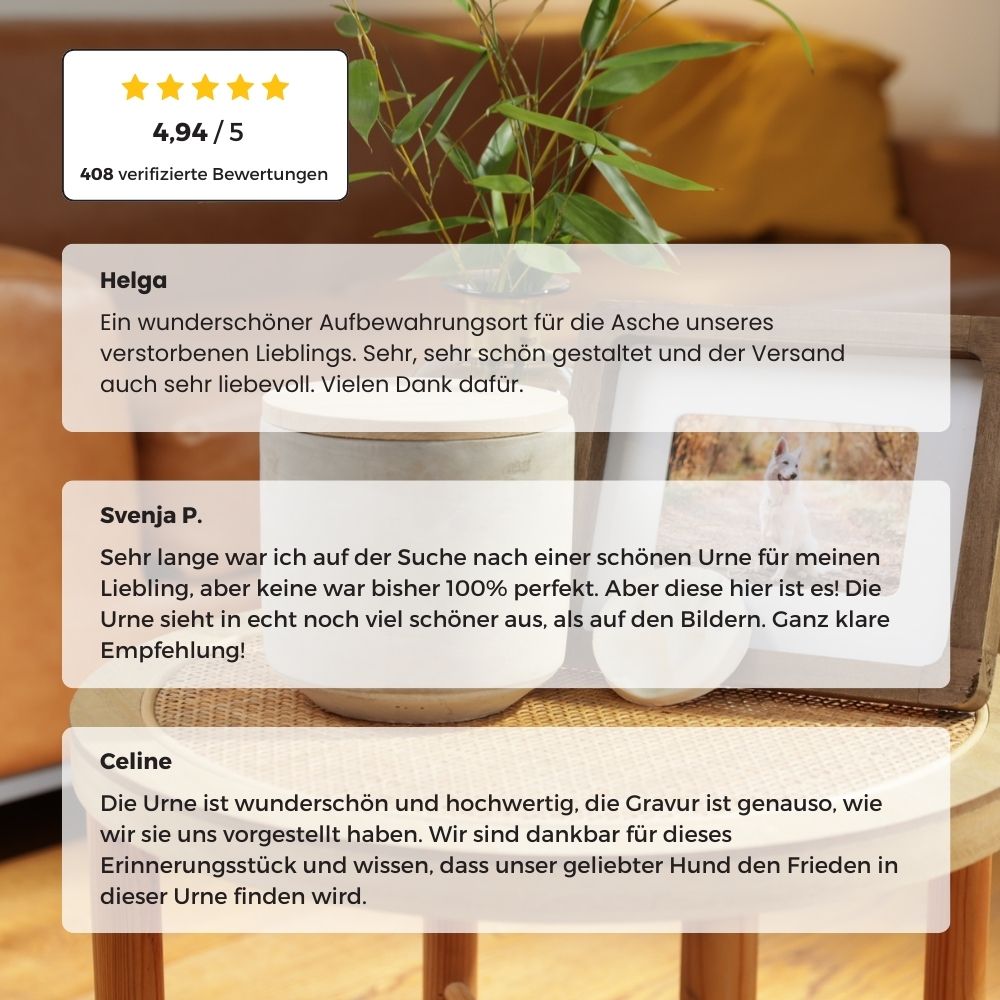 Keramische urn Bauhaus