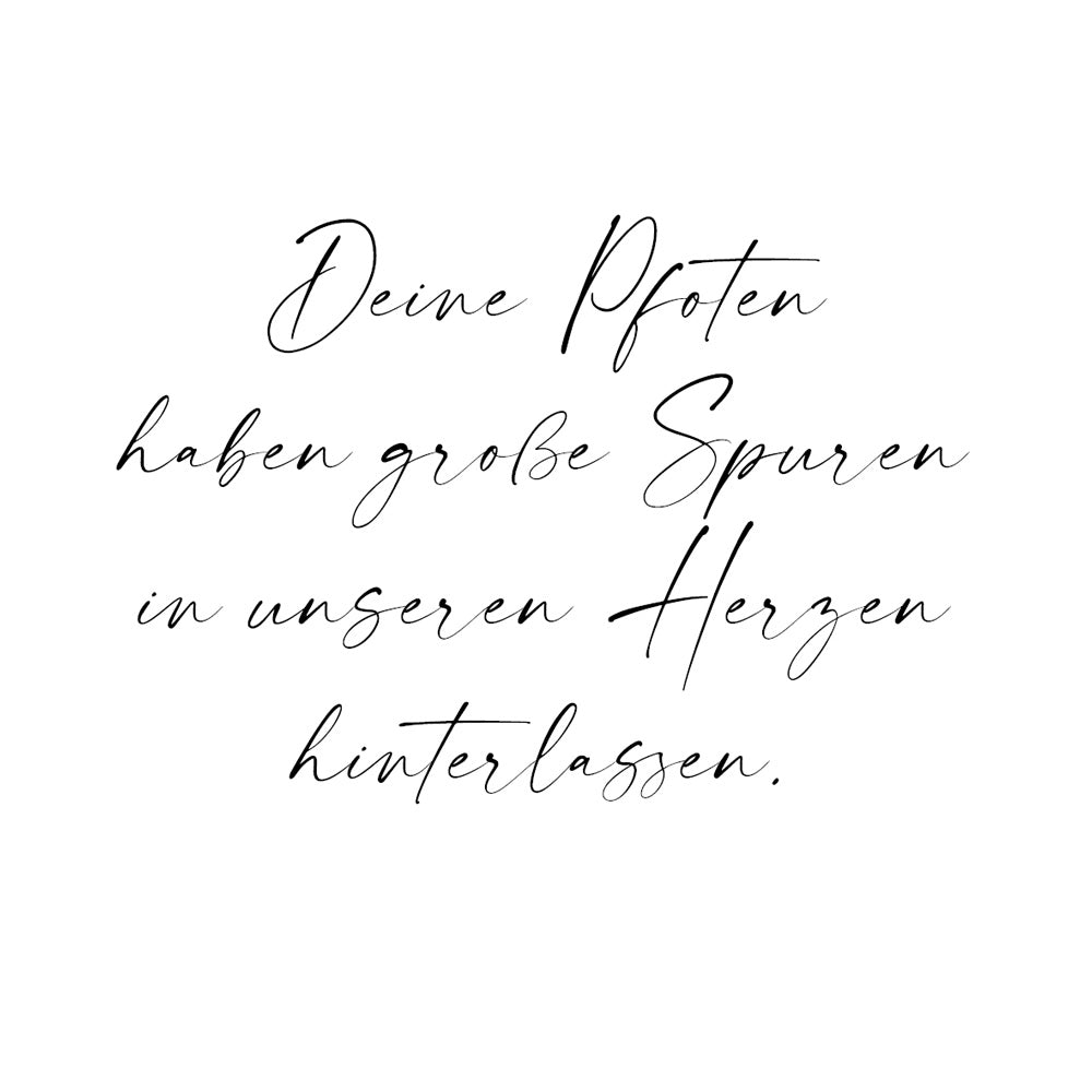 Individuele inscriptie in handschrift met spreuk