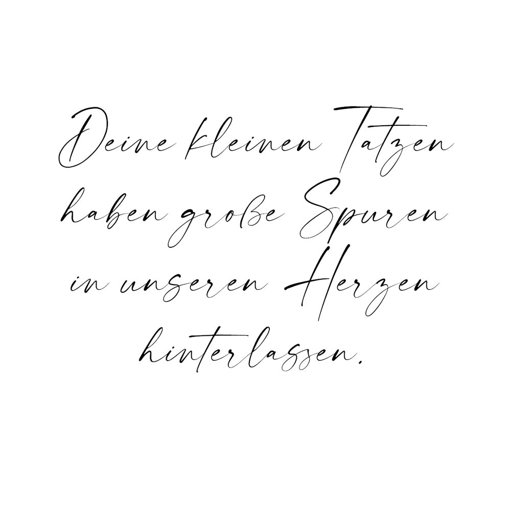 Individuele inscriptie in handschrift met spreuk