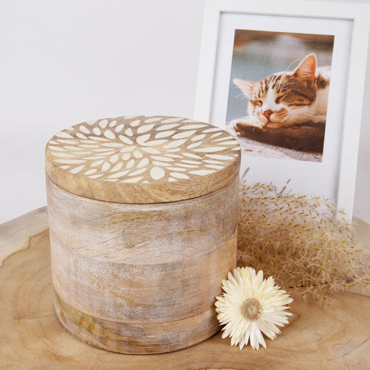 Biologisch afbreekbare urn "Bloemendans"