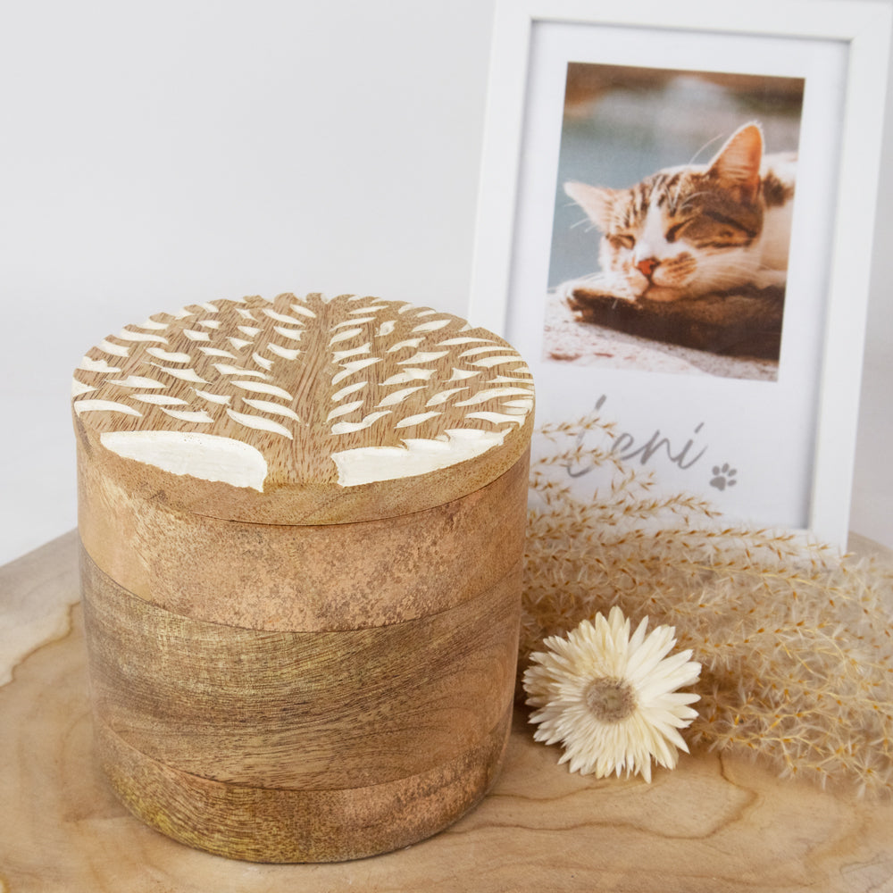 Biologisch afbreekbare urn