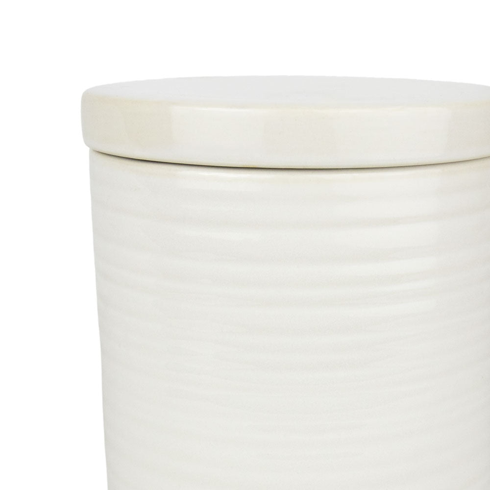 Keramische urn „Silent White