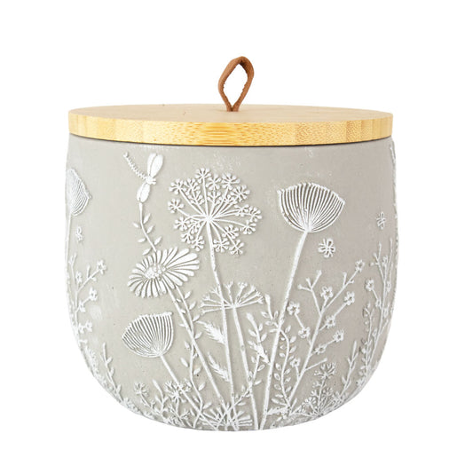 Keramische urn "Natuurbloemen"