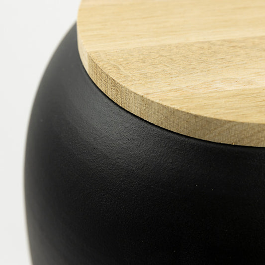 Keramische urn "Blacky"