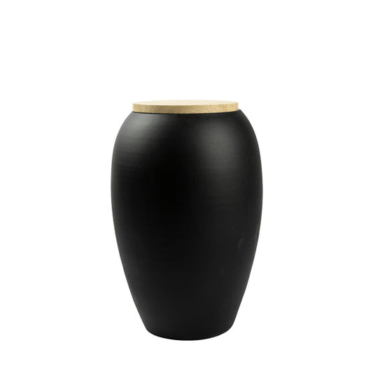 Keramische urn "Blacky"
