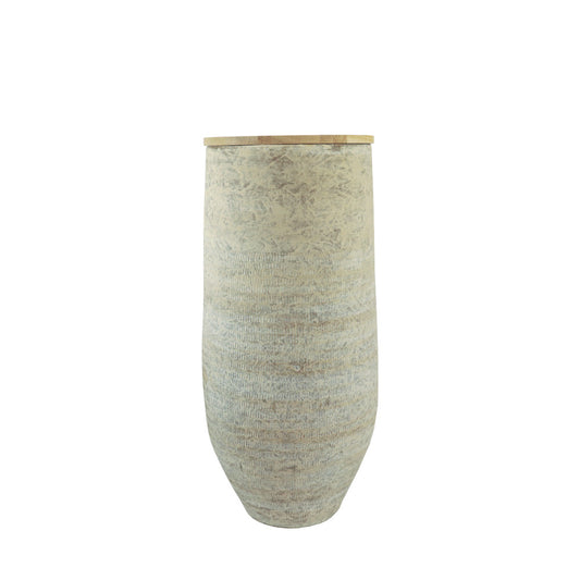 Keramische urn "Krijtrots XXL"