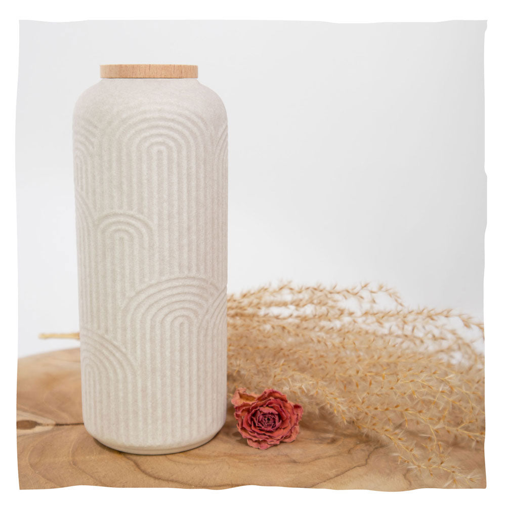 Keramische urn “Regenboogbrug