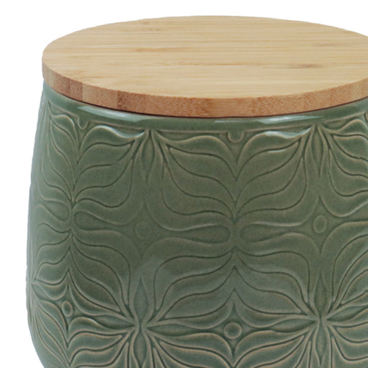 Keramische urn "Vlinderbloem bol"