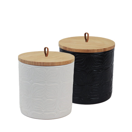 Keramische urn "Vlinderbloem clear"