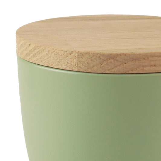 Keramische urn "White Green"