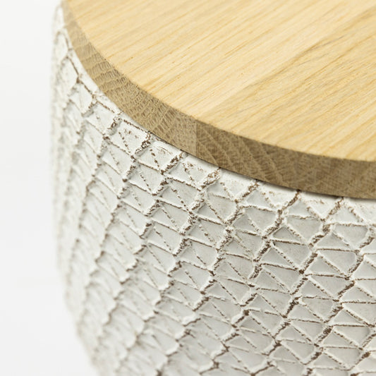 Keramische urn "Marlene" - Wit