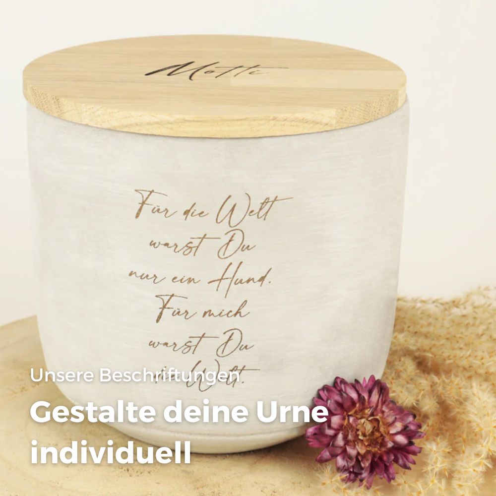 Keramische urn Bauhaus