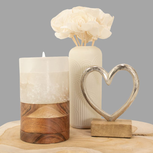 Dieren urn “Candlelight of Memory” - albast en mango