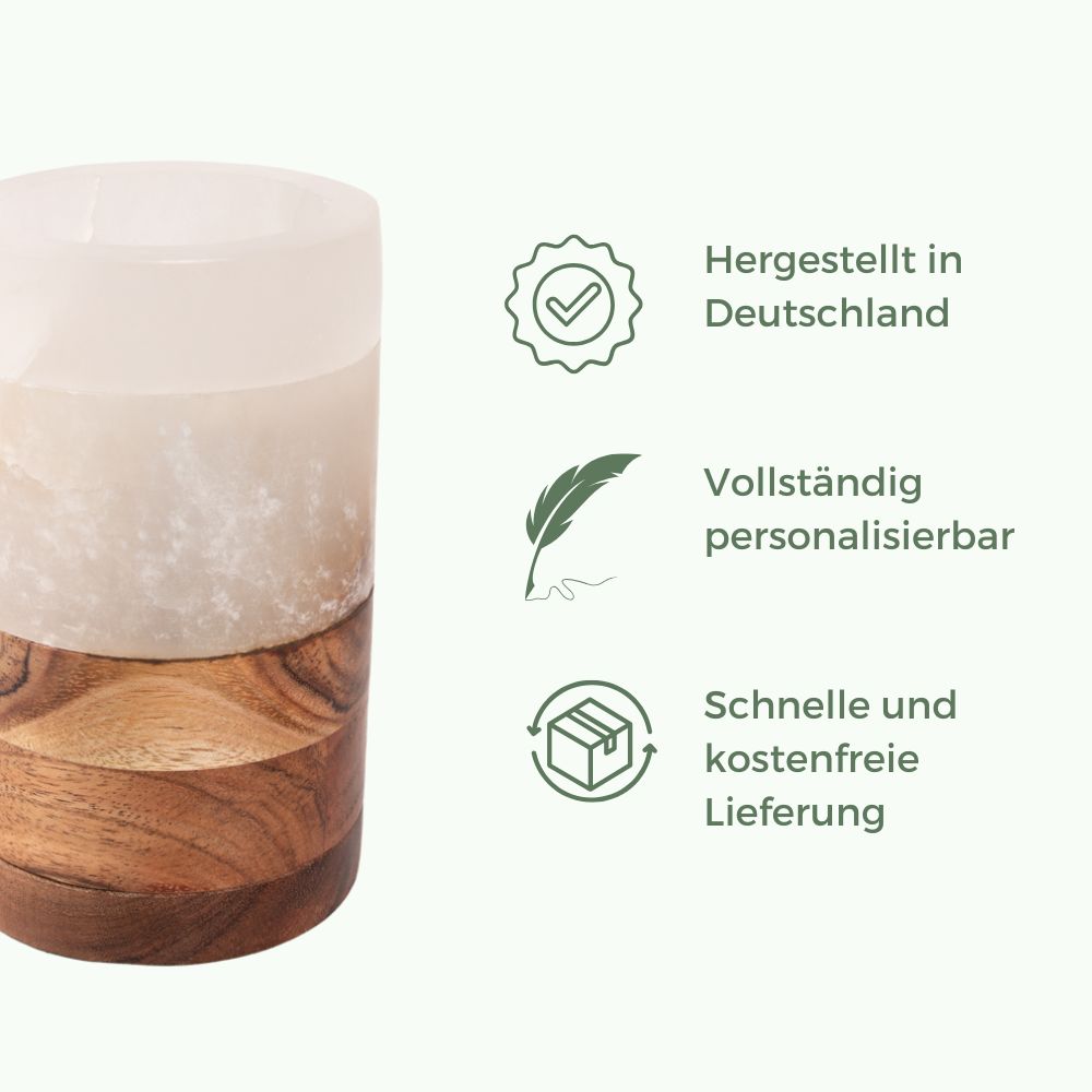 Dieren urn “Candlelight of Memory” - albast en mango