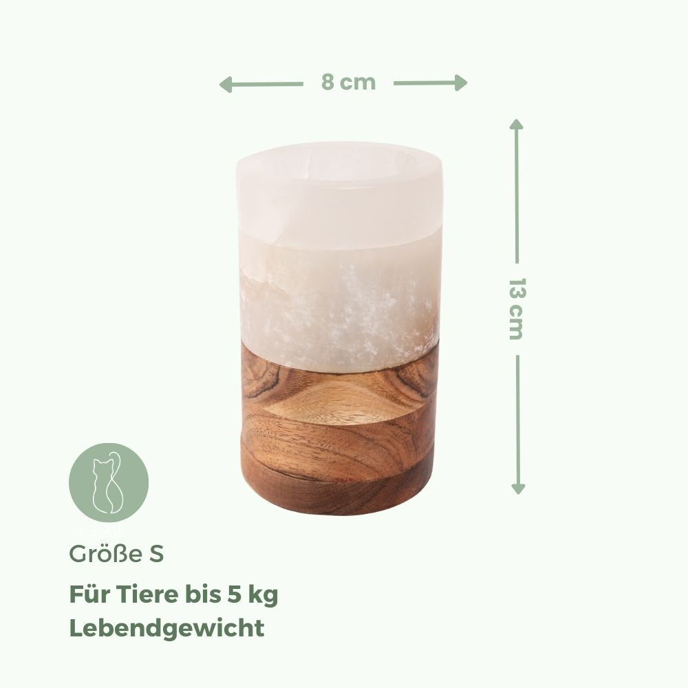 Dieren urn “Candlelight of Memory” - albast en mango