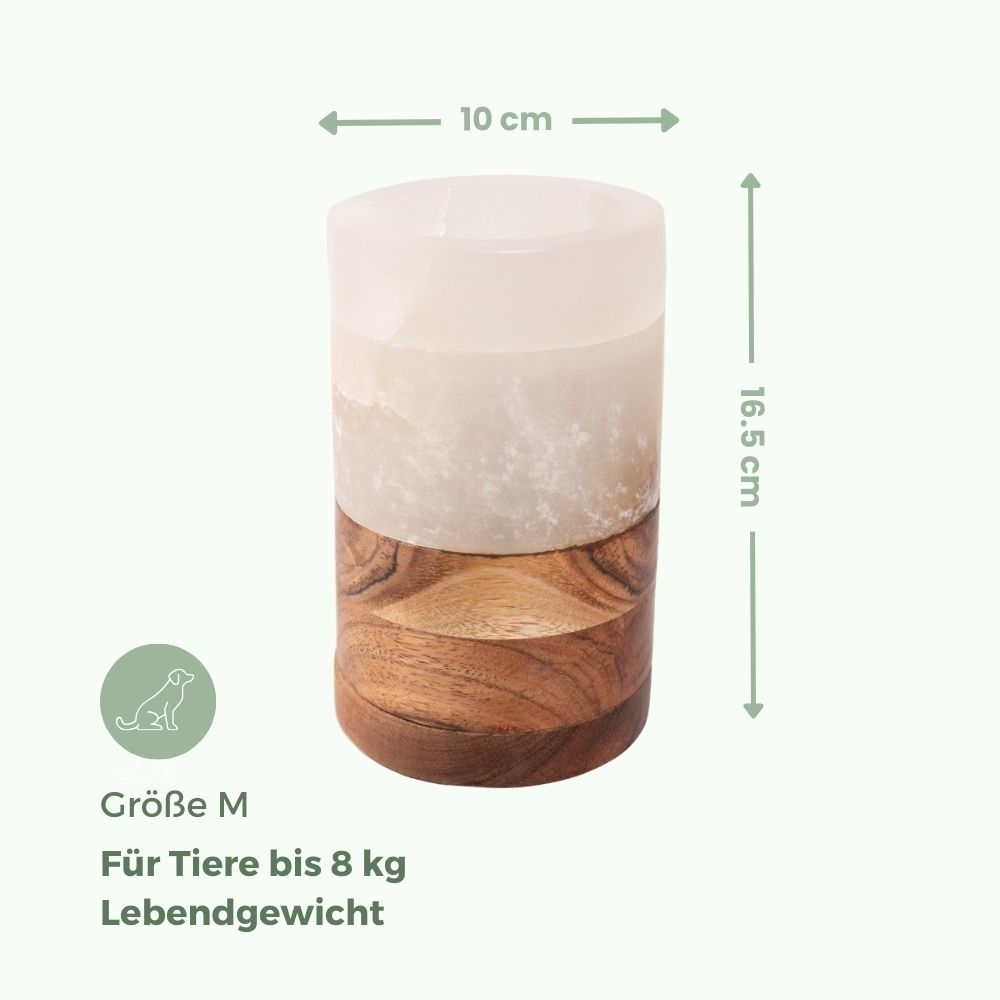 Dieren urn “Candlelight of Memory” - albast en mango