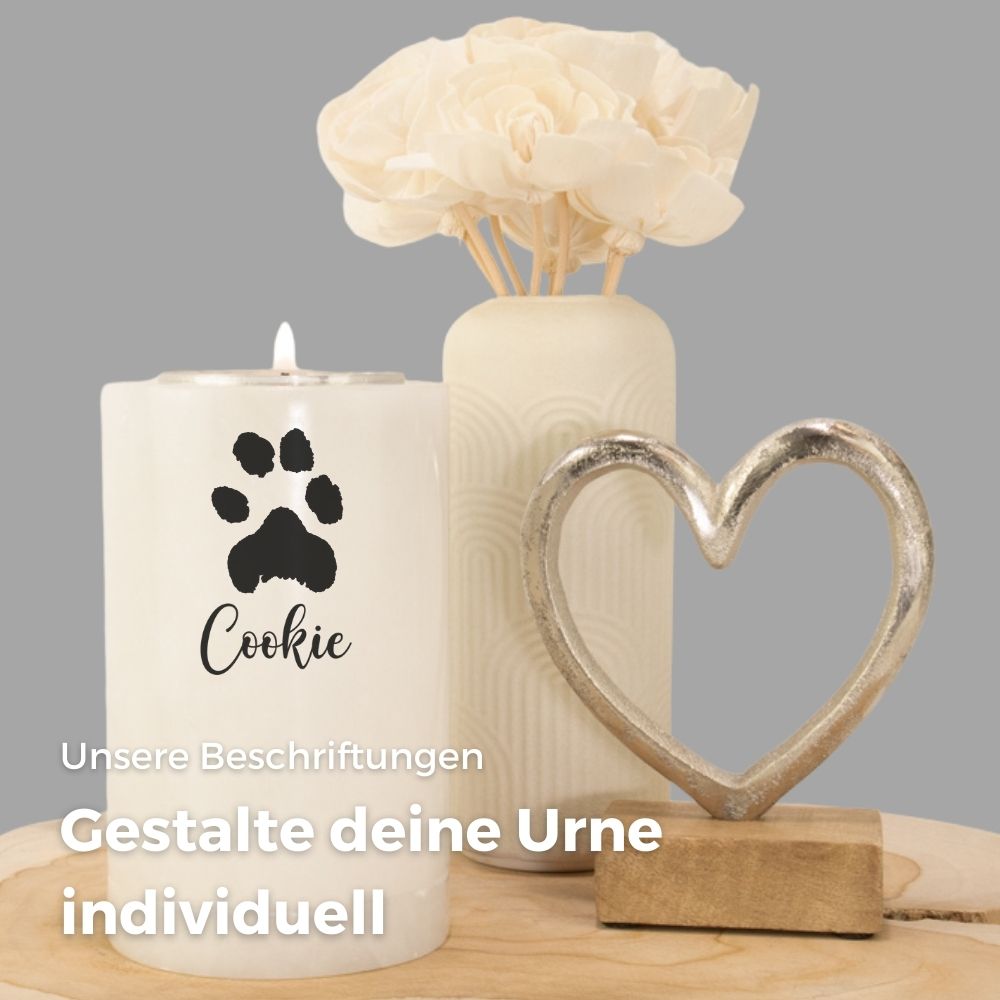 Dieren urn “Candlelight of Memory” - albast