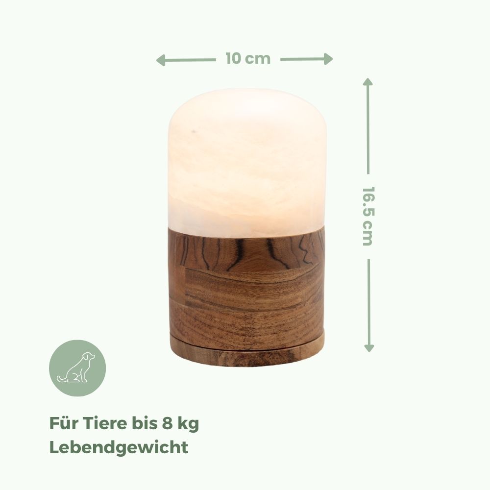 Dieren urn “Light of Memory” - albast en mango