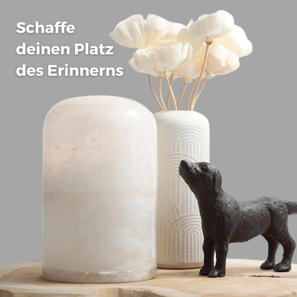 Dieren urn “Light of Memory” - albast