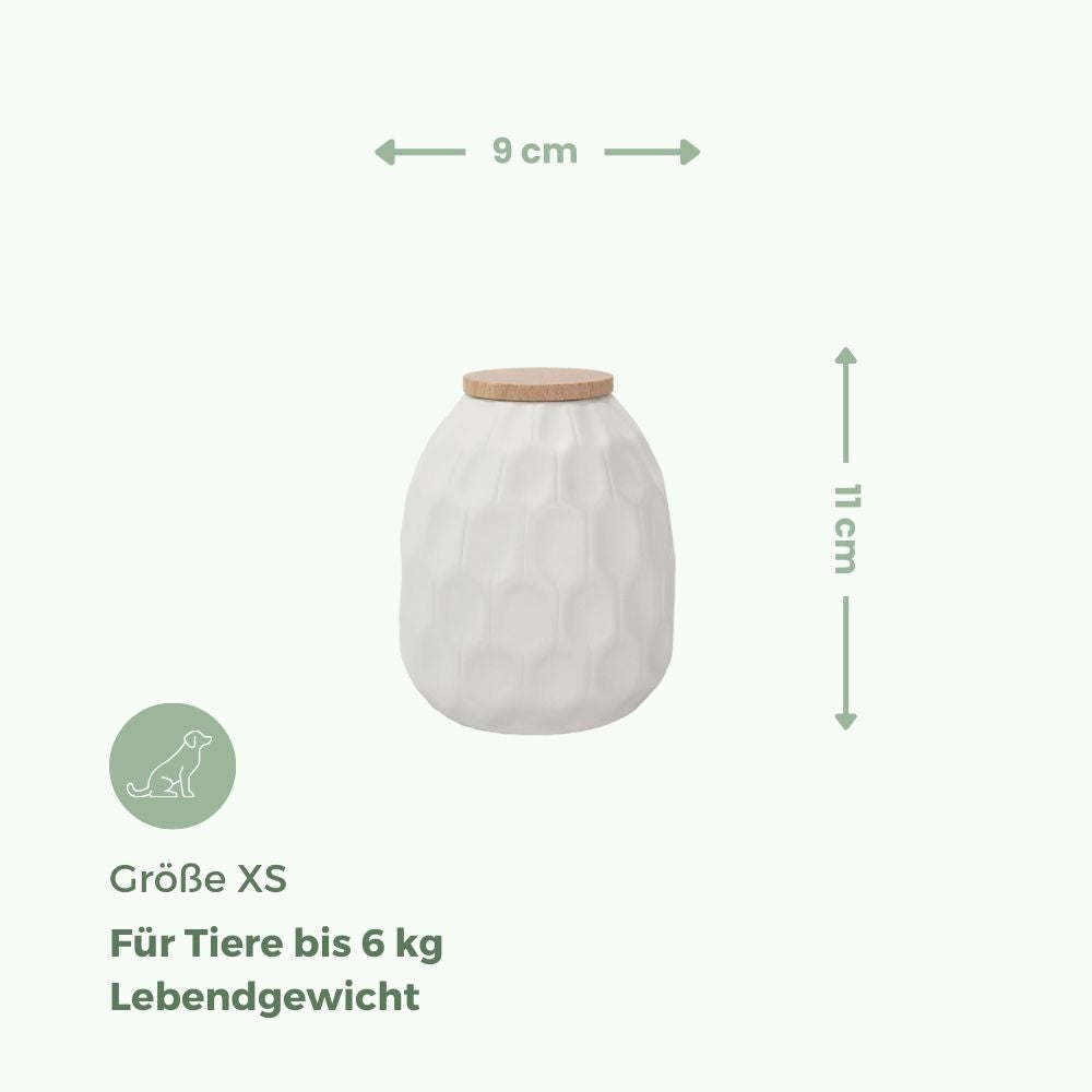 Keramische urn „White Structure“