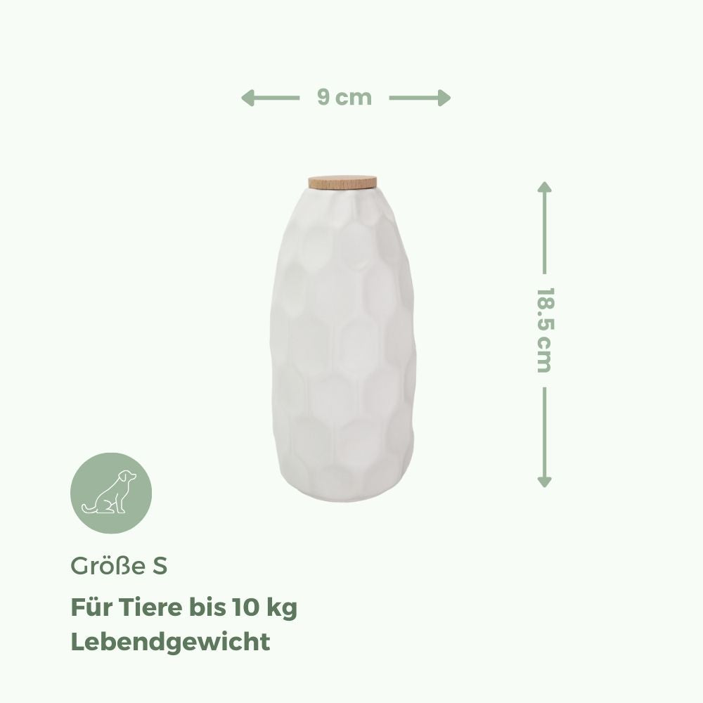 Keramische urn „White Structure“