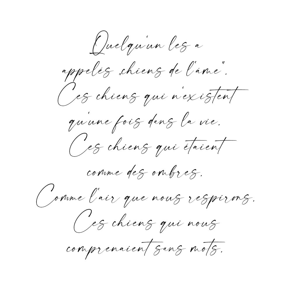 Individuele inscriptie in handschrift met spreuk