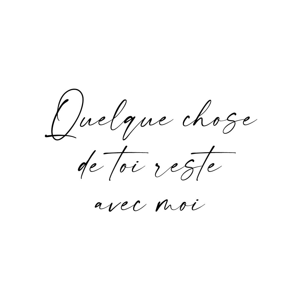 Individuele inscriptie in handschrift met spreuk