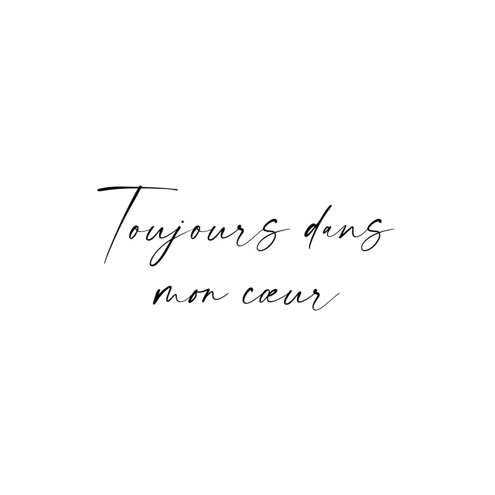 Individuele inscriptie in handschrift met spreuk