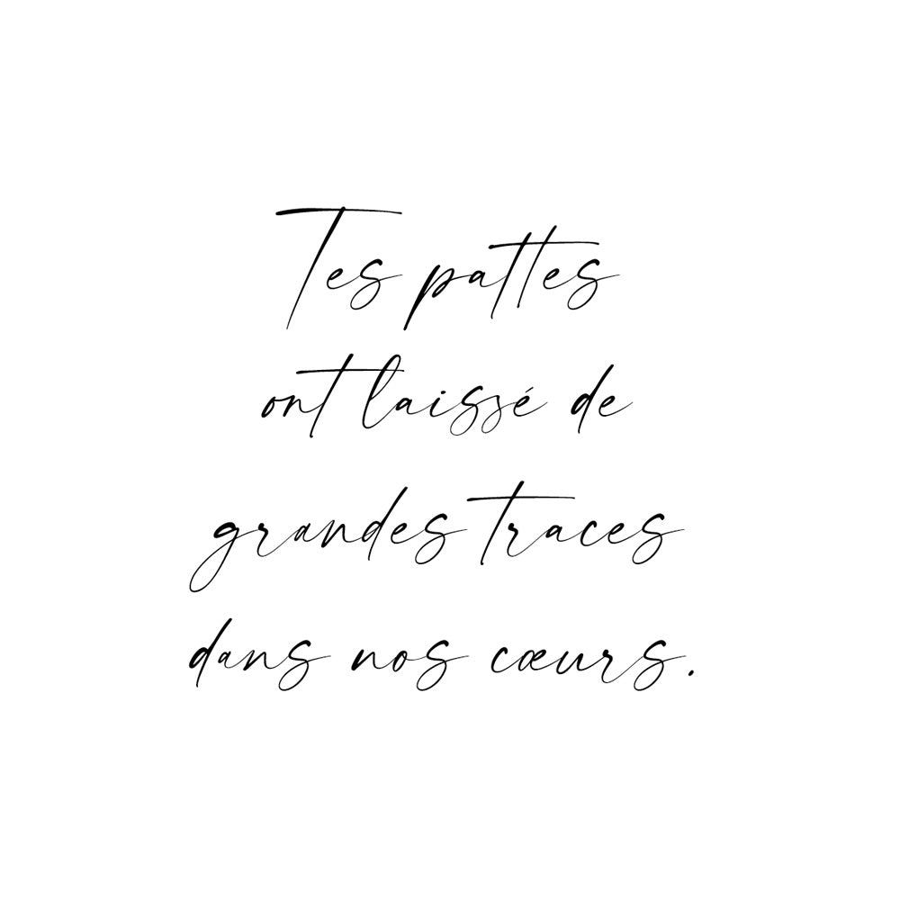 Individuele inscriptie in handschrift met spreuk