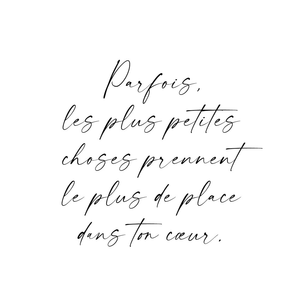 Individuele inscriptie in handschrift met spreuk