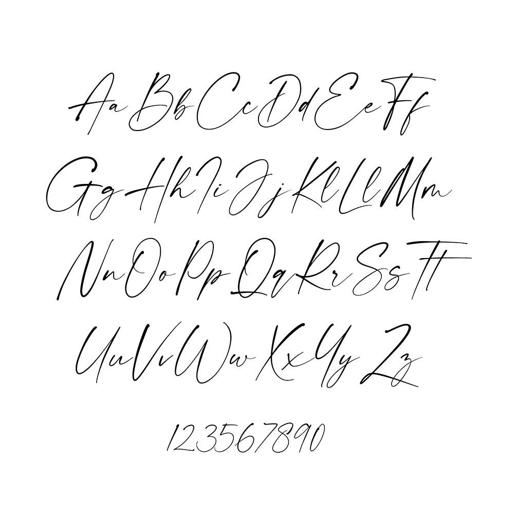 Individuele inscriptie in handschrift met paardenbloem