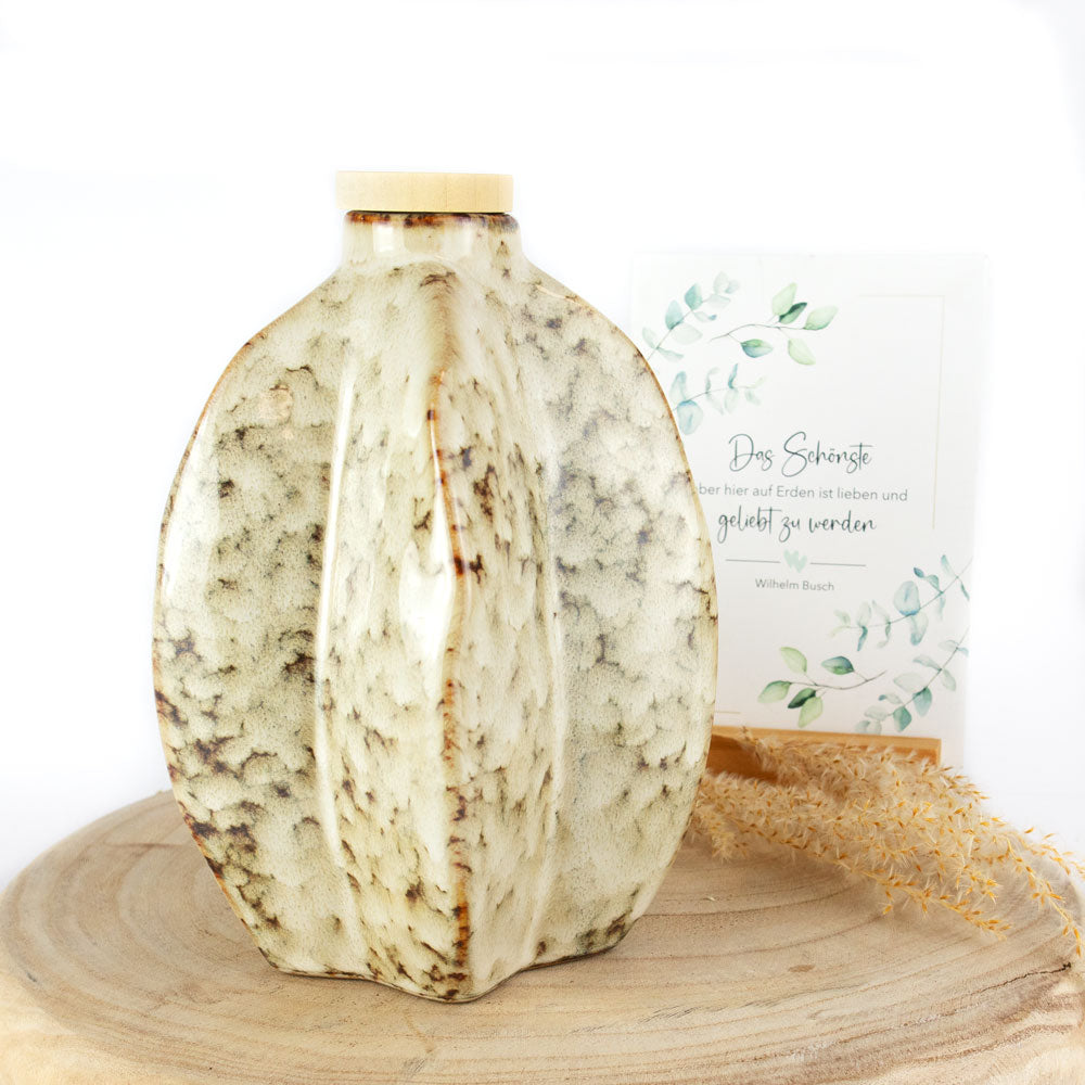Keramische dierenurn „Rustic“