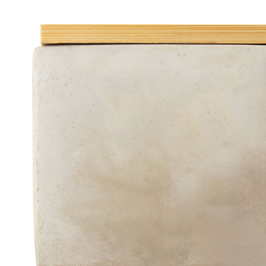 Keramische urn vierkant "Beton"