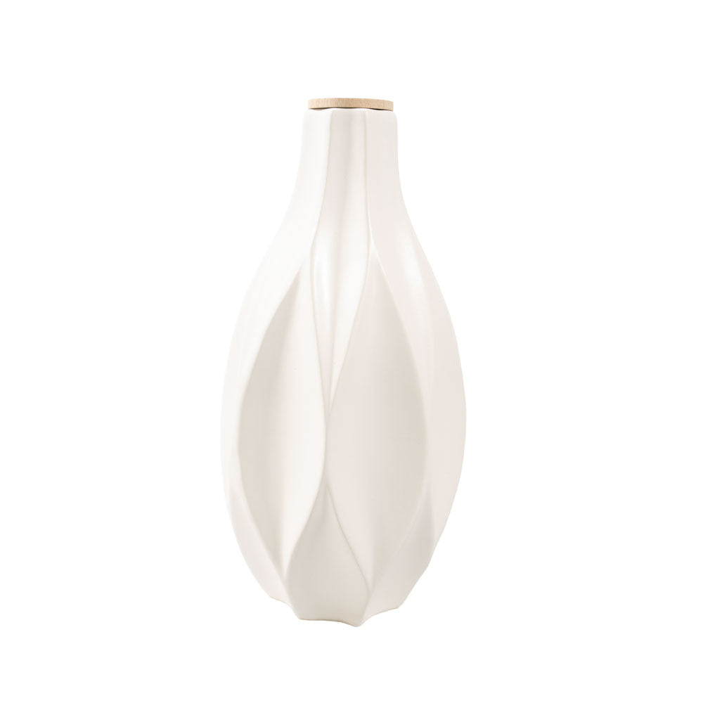 Keramische urn „White Waves“