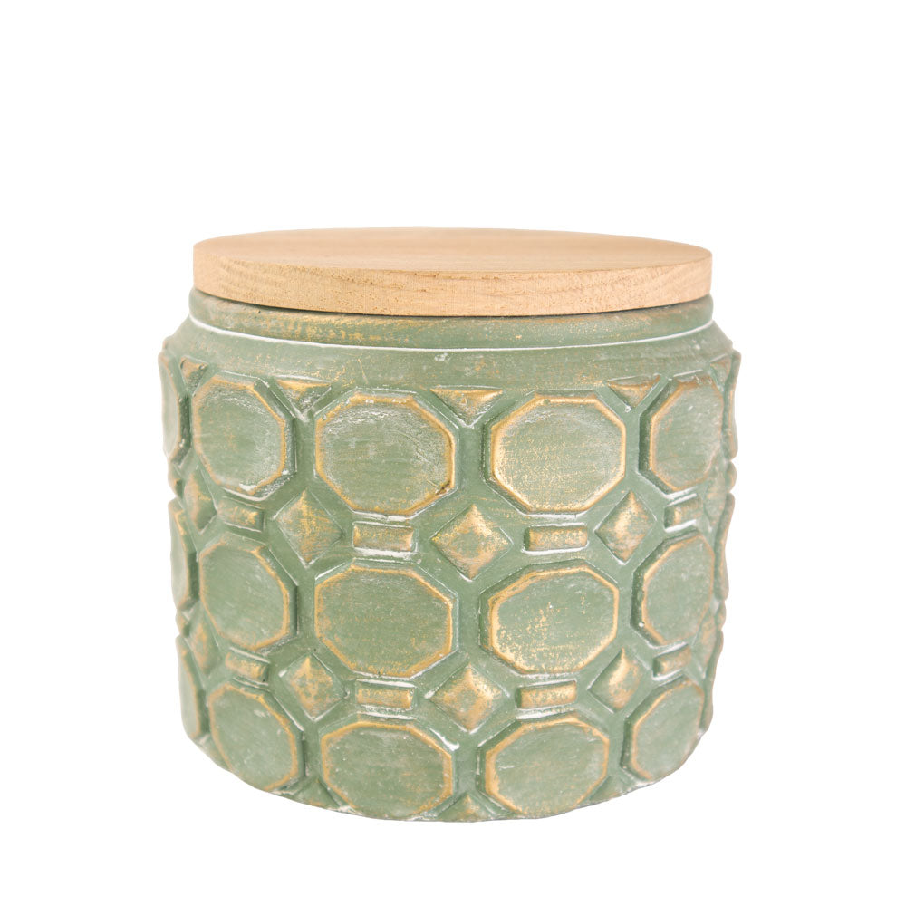 Keramische urn „Golden Journey“