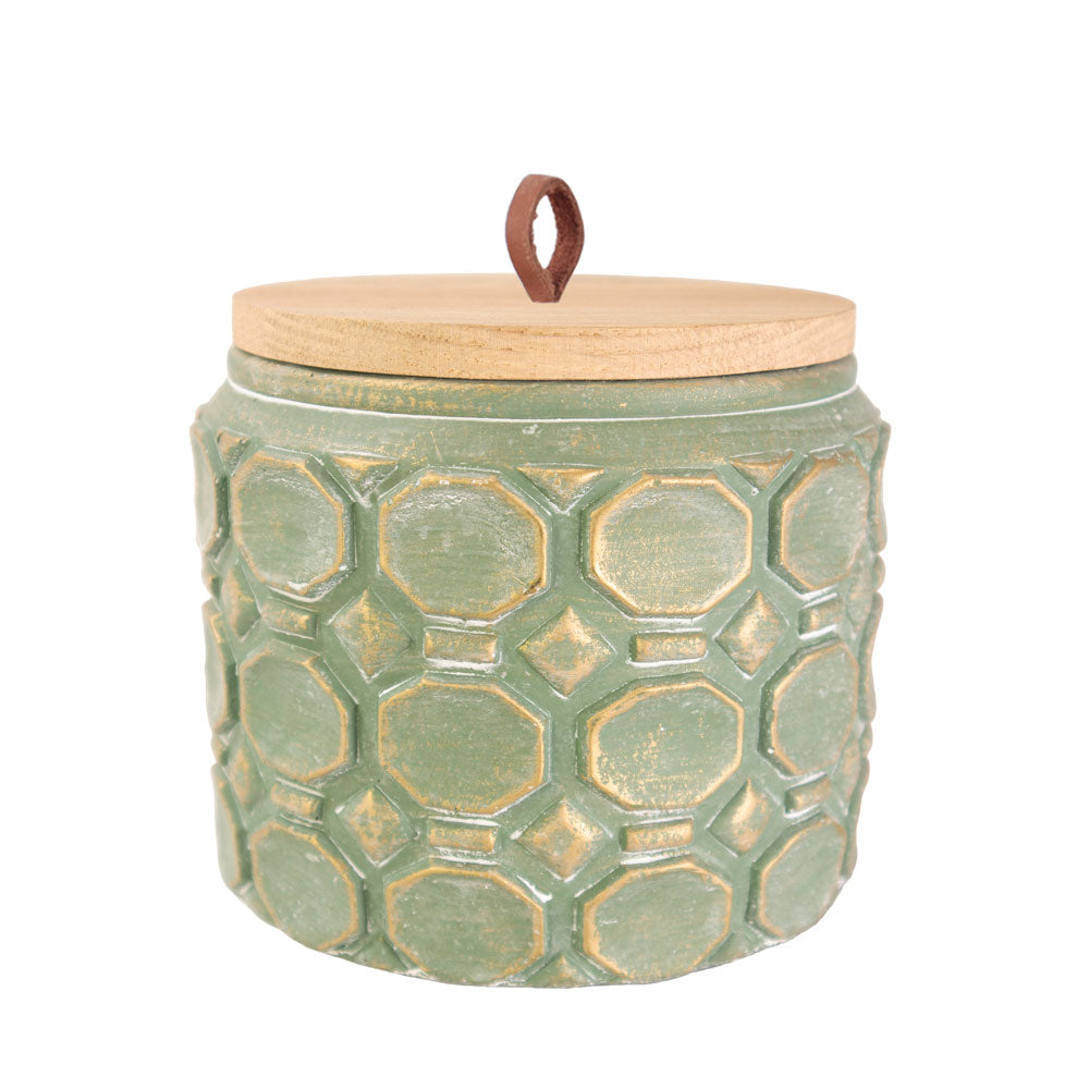Keramische urn „Golden Journey“