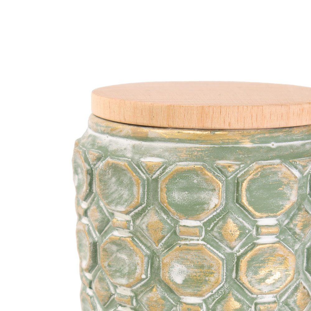Keramische urn „Golden Journey“