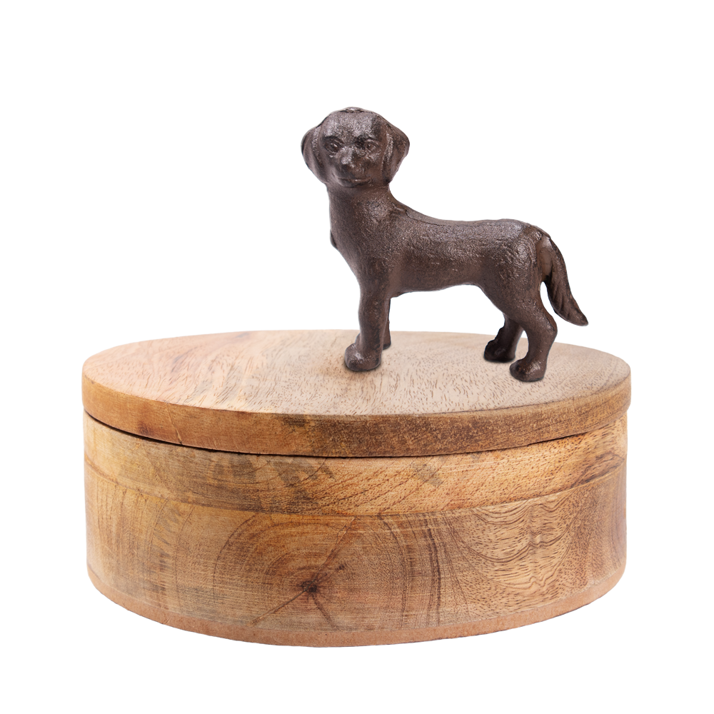 Houten urn 