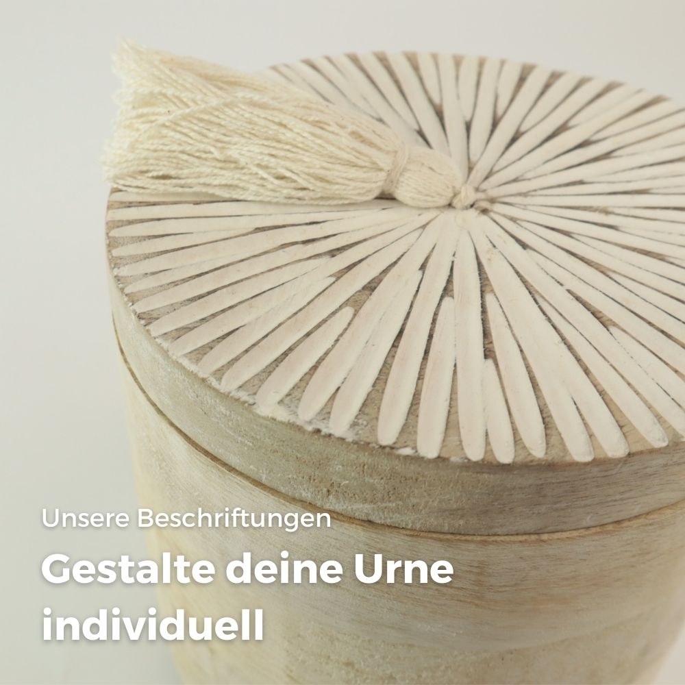 Biologisch afbreekbare urn 