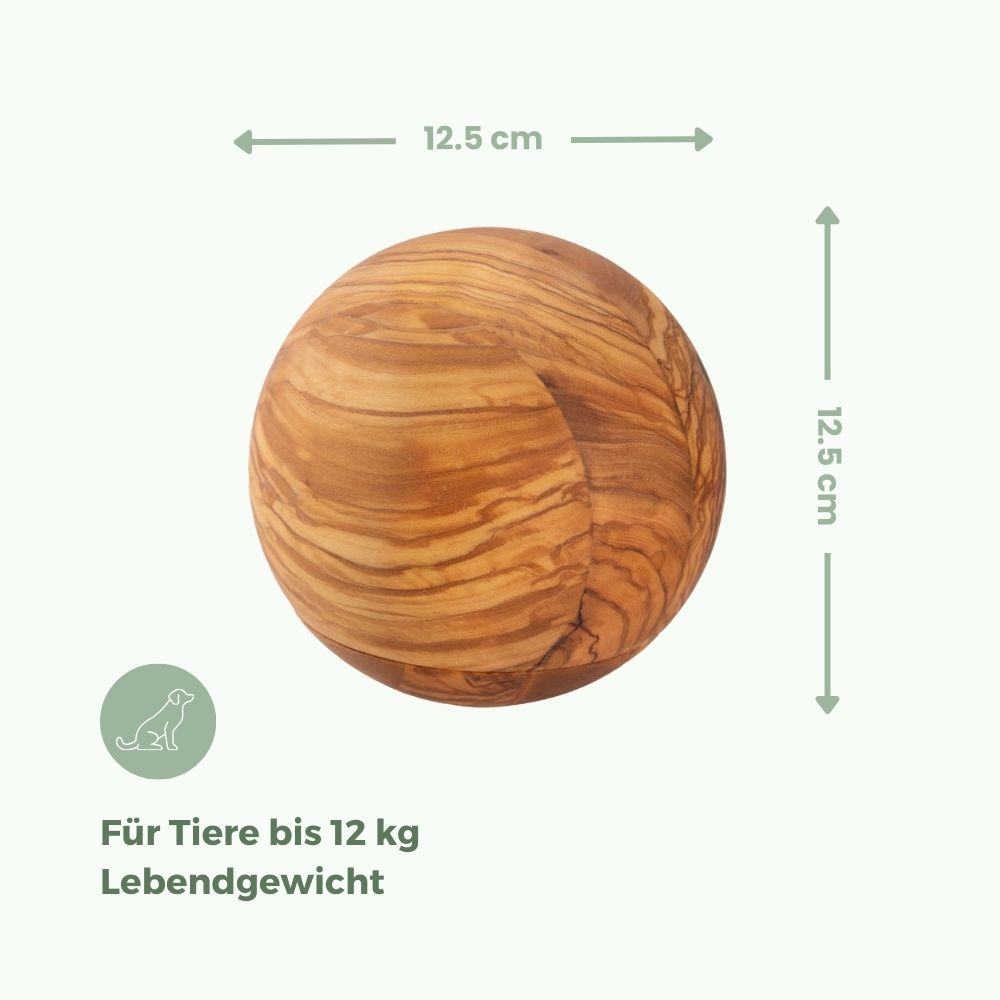 Houten urn 