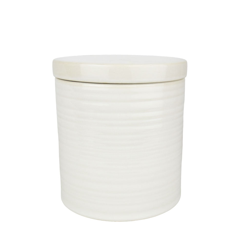 Keramische urn „Silent White
